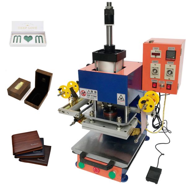 Buy Manual Mini Hot Foil Stamping Machine , Pneumatic Heat Transfer Foil Printing Machine at wholesale prices