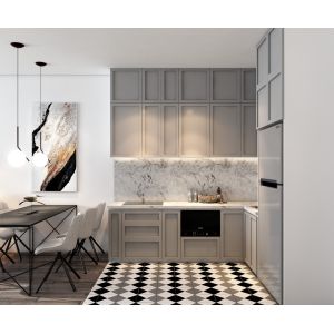 Customizable Shaker Door Cheap Kitchen Cabinet Wooden Cupboard Furniture