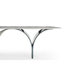 Luxury Modern Kitchen Dining Tables Rectangular Square Shape Artificial Marble