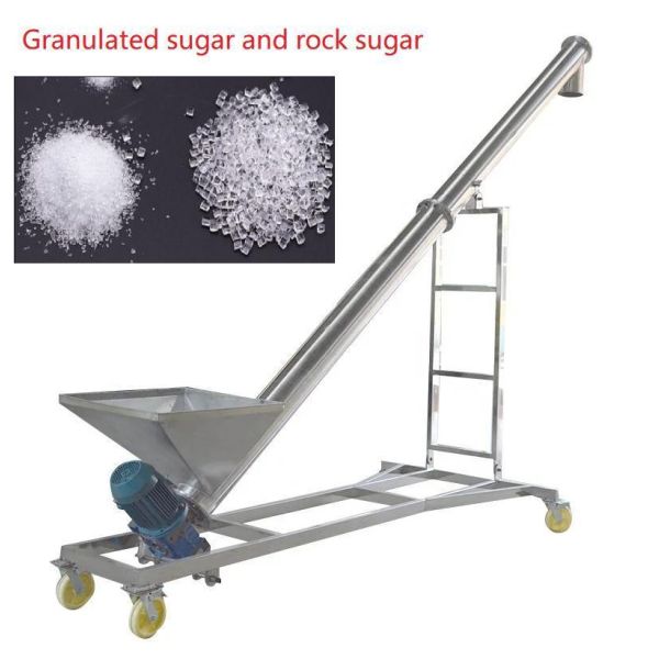 Compact Structure Powder Auger Feeder High Speed Screw Elevator Conveyor