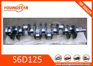 China Forged Steel vehicle crankshaft For KOMATSU S6D125  6151-31-1110 on sale