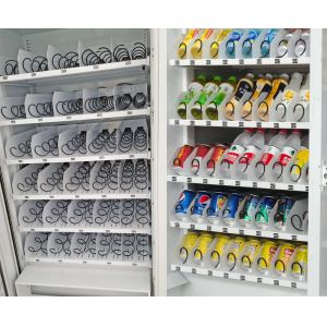 Smart Media Cashless Payment Vending Machine 55 Inch Advertising Touchscreen