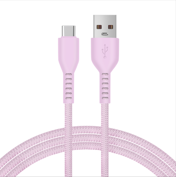 6.6ft/2M Extra Long Braided Silicone USB Cable Customized OEM Support Universal Compatibility