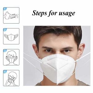 KN95 Anti Pollution Face Mask , Multi Layer Disposable Protective Mask