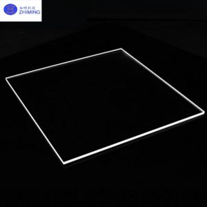 Custom Shapes Quartz Optical Glass Windows Thickness 8.3mm High Refractive Index