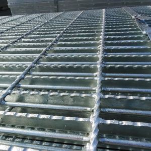 Hot Dip Galvanized Common Q235 Industrial Steel Grating Standard Weight