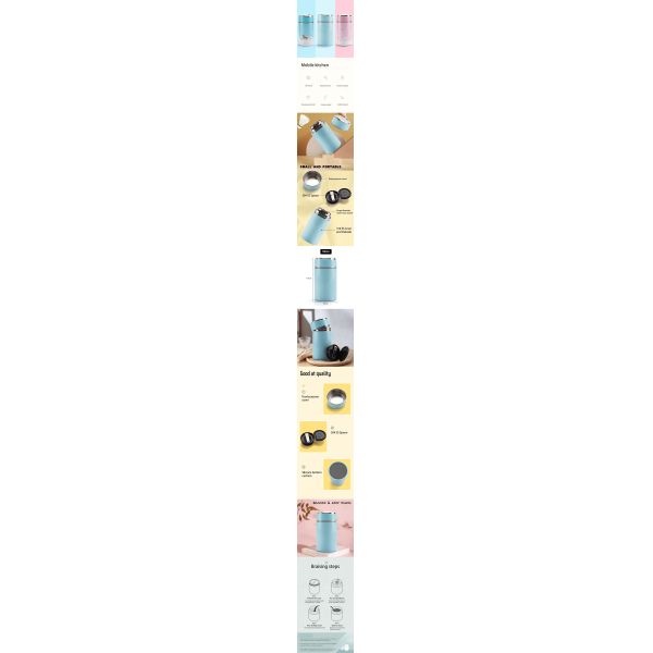 Hot Sale Stainless Steel Vacuum Flask Food Container Thermos Lunch Box with Spoon