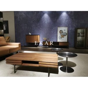 MDF Modern Style Fancy Stainless Steel Frame Italian Coffee Table