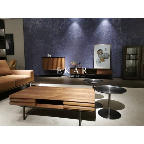 Buy MDF Modern Style Fancy Stainless Steel Frame Italian Coffee Table at wholesale prices