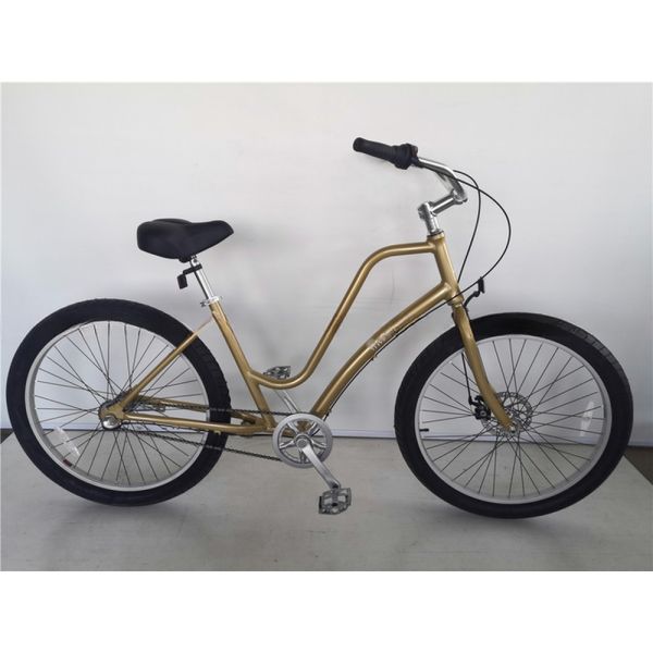 26 Inch 3 Speed Comfort Hybrid Step Through Beach Cruiser Bike with Customized Logo