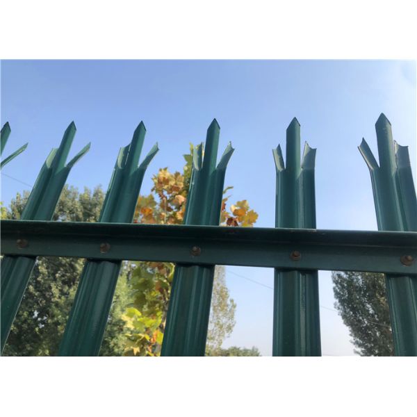 Buy Hgih Strong W D Pale Metal Palisade Fencing Waterproof Short Garden Fence at wholesale prices