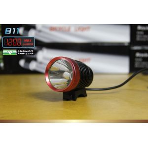 IP65 1200 Lumen Rechargeable LED bike lights 10W , cree Led bicycle lights