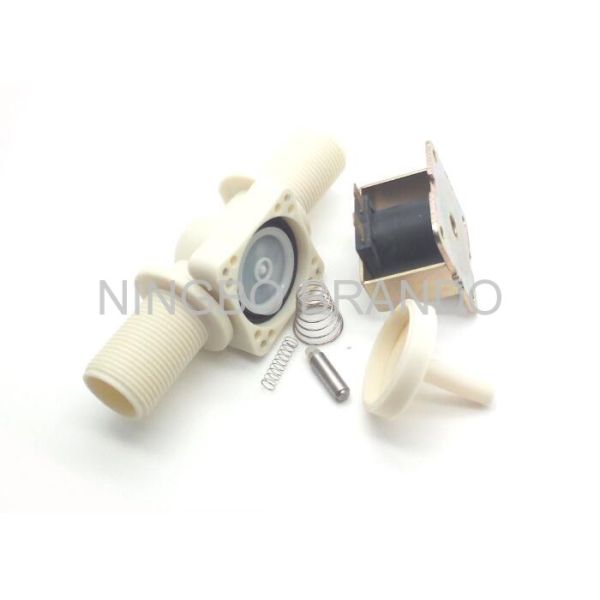 G3/4 Plastic Reverse Osmosis Parts Electromagnetic Solenoid Valve
