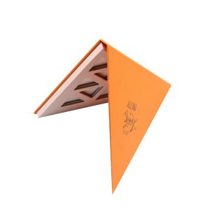 Triangle Empty Chipboard Gift Boxes Eyeshadow Palette Packing Private Label