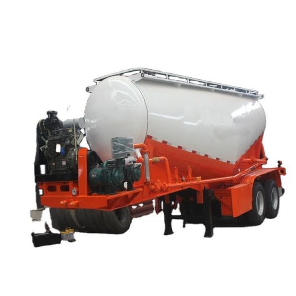 Buy 38m3 Dry Bulk Cement Silo/Tank Semi Truck Trailer with Max Payload of 30t-50t at wholesale prices