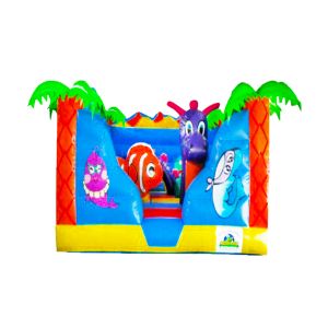 Blue Ocean Park Inflatable Small Bouncy Castle House For Rental