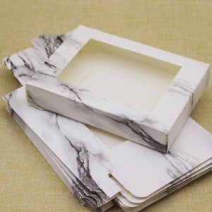 Windowed Gift Box Premium Packaging Wearable Nail Display Case Jewelry Keepsake