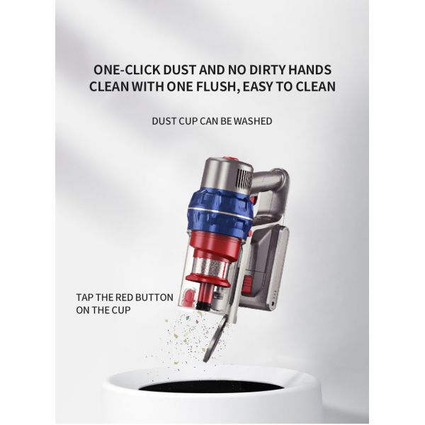 12000PA Cordless Handheld Vacuum Cleaner 380W 21KPA With Adjustable Suction Power