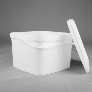 SGS Approval 3L Square Food Buckets Bucket Plastic Paint Pail