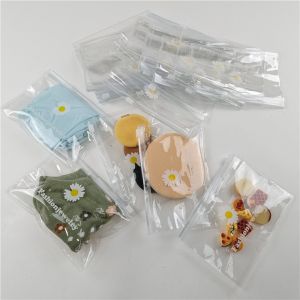 High Clear PE Material Plastic Packaging Bag for Comestic with Customized Size