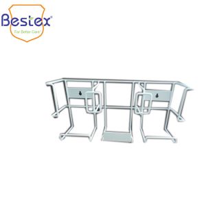 Custom OEM White Wire 22cm 12.2cm Disposable Glove Rack