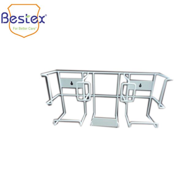 Buy Custom OEM White Wire 22cm 12.2cm Disposable Glove Rack at wholesale prices