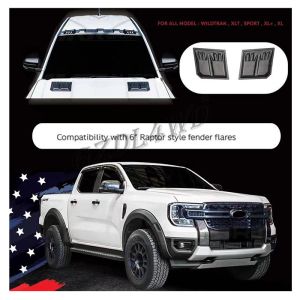 4x4 Bonnet Hood Scoop Bonnet Cover Car Hood Scoop For Ranger All Models