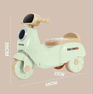 Scooter Walker Sliding Car Pushing Car Foldable Four Wheels for Boys Girls Ride