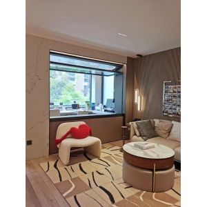 folding window aluminum balcony vertucal