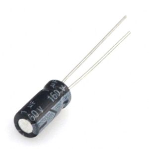 original Electrolytic capacitor 100V/22UF 6*11MM 160V/1UF 6*11MM Capacitor
