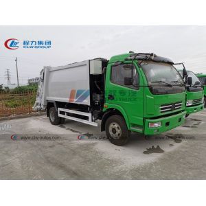 Euro3 7cbm/7m3 Rubbish Removal Truck 6 Wheel Compressed Garbage Truck