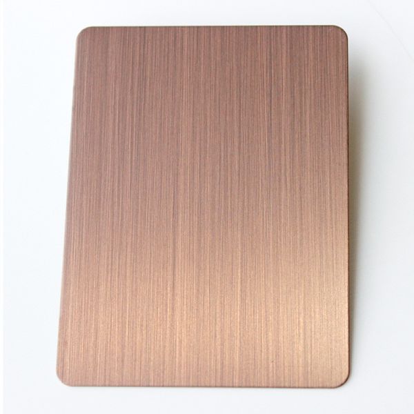 Chinese factory price 304 stainless steel sheet #4 brushed finish