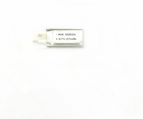 2mm Ultra Thin Lithium Polymer Battery 27mAh 3.7V Cell LiPo Battery