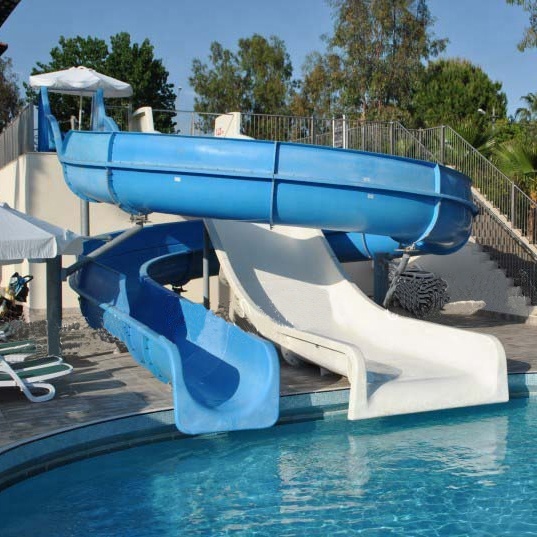 Customized Aqua Park Commercial Outdoor Water Feature Equipment Kids Pool Play Equipment Water Park Slides For Sale