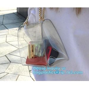 China Waterproof Tote Bag for Teen Fashion And Classy woman, Durable Clear Pvc Zipper Bag Backpack For Best Price, PVC Shoulde on sale