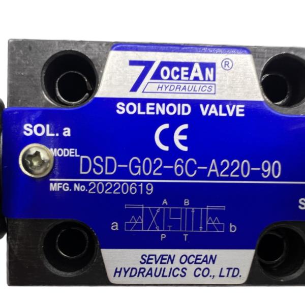 Buy 7OCEAN Pneumatic Solenoid Valve DSD-G02-6C-A220-90 AC220V at wholesale prices