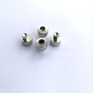 SS304 Eccentric Adjustment Screw Rear Axle M4x10 Polished Metal Composition