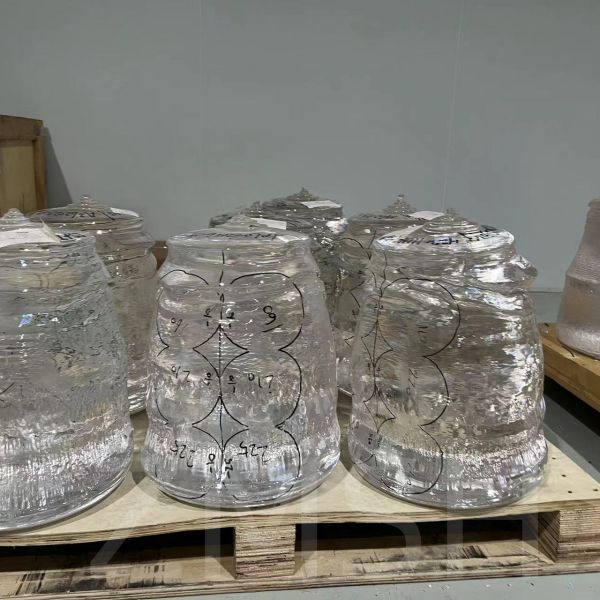 Sapphire Material AL2O3 Monocrystal 80KG 200KG 400KG KY Method LED Semiconductor