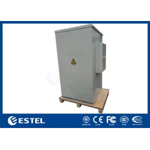 Outdoor Floor Mounted Cabinet 19 Inch Rack With PDU And Air Conditioner