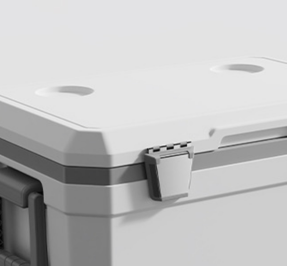 45L Camping Cooler Box with Reinforced Handle and Ice Packs