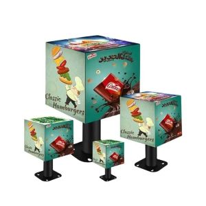 Quality Indoor P2.5 Full Color Magic Cube LED Display 320*320*320mm For Advertising for sale