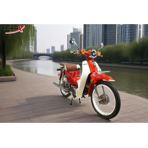 Automatic CUB 110CC Motorcycle Fuel Tank Capacity 4.4L Red Black most cost