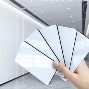ISO Certified 1.7cm Thickness Plastic Sheet Wall Paneling for Interior Decoration