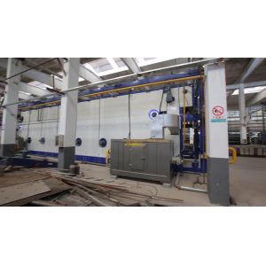 Natural Gas Heating Continuous Long Loop Steamer Machine 600m