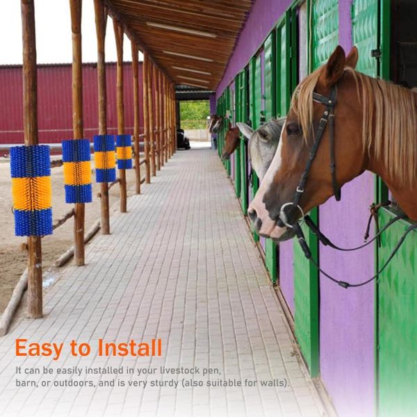 Farm Automatic Cow Brush Scratcher Roller For Cattle Cleaning