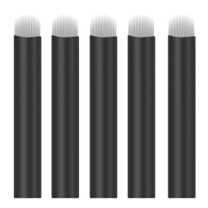 Sharp and Flexible 0.16/0.18 mm Microblading Needle for Permanent Eyebrow Tattoo