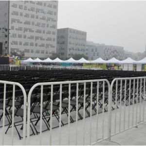 42mm 48mm O.D. Police Stainless Steel Barricade Powder Coating