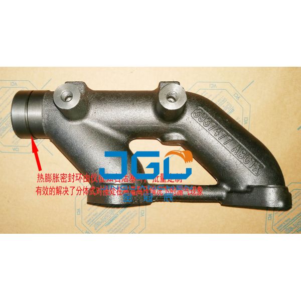 Buy Diesel Engine Parts PC350-8 Exhaust Manifold 6745-11-5210 at wholesale prices