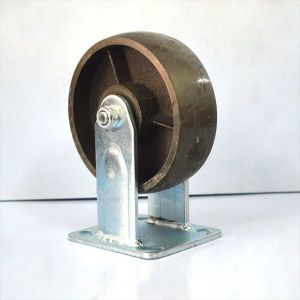 Industrial 50mm Thickness Heavy Duty All Iron Steel Swivel Caster Wheel 4 5 6
