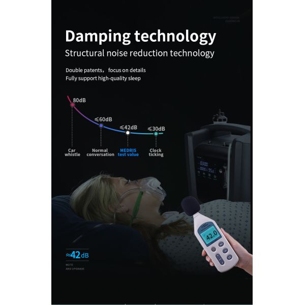 Household Medical 10L Portable Oxygen Concentrator Oxygen Production Treatment